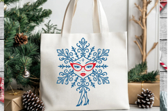 Christmas Fashion Snowflake SVG | Woman Legs High Heels PNG Product Image 2