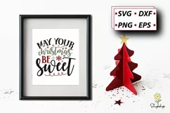 may your christmas be sweet SVG | Christmas SVG Design Product Image 2