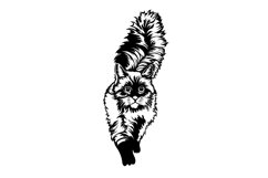 Cute Cat Svg/Png/Jpg/Ai/Vector cat/Pet Svg/The look of a cat Product Image 2