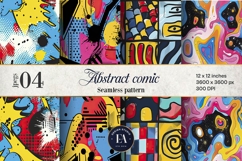 Pop Art Digital Paper |Comic Book Background Product Image 1