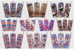 Patriotic Tumbler 20oz Skinny Straight Sublimation files Product Image 2