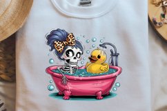 Funny Skeleton Messy CLIPART PNG Product Image 2