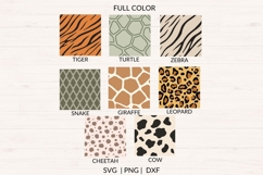 Seamless Animal Print SVG Bundle | Safari Patterns Product Image 2
