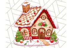 Cozy Christmas Bakery Clipart PNG, Holiday Cookie Art Product Image 2