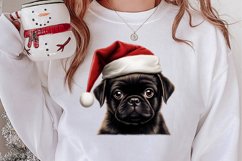 Christmas Peeking Dogs Clipart, Christmas PNG Product Image 2