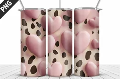 Valentines Love Skinny Tumbler PNG Wrap| Valentines Tumbler Product Image 3