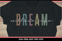Motivational Quotes SVG, Dream without fear T shirt Designs Product Image 2