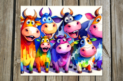 Funny animals | 4 skinny tumbler Sublimation designs, PNG Product Image 2