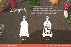 Christmas tree toy lanterns 2/ laser cut file / SVG Product Image 2