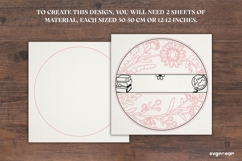 Floral Teacher Door Sign SVG | Teacher Gift | Laser Cut Product Image 2