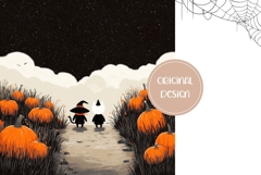 Cartoon Halloween Backgrounds, Halloween Cats PNG Product Image 2