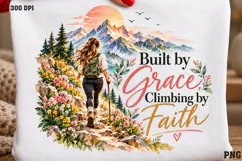 Christian Hope Shirt Design PNG, His Grace Renews My Tomorro Product Image 2