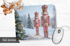 Whimsical Winter Wonderland Nutcrackers Mouse Pad PNG Product Image 1