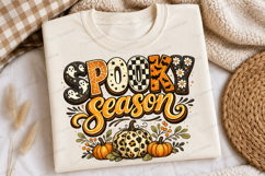 Spooky Season SVG PNG, Cute Halloween Pumpkin Typography Product Image 3