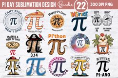 Pi Day Sublimation Bundle PNG Product Image 1
