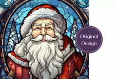 Santa Claus Tumbler Wrap, Christmas Sublimation Design Product Image 2