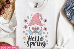 Hello Spring PNG, Hello Spring Sublimation PNG Product Image 3