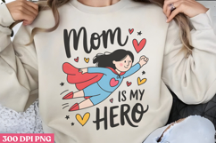 Floral Mama Mom Sublimation PNG Product Image 1