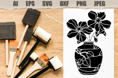 Stencils Flowers SVG Product Image 2