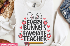 Every bunny&#039;s favorite teacher PNG, Retro Teacher Easter Sub Product Image 2