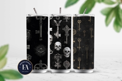 Antique Keys Pattern | Gothic Vintage Texture Product Image 2