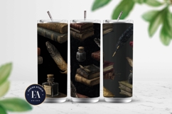 Vintage Book Quills Pattern | Dark Academia Paper Product Image 2