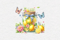 Summer Clipart, Bottles and Jars, PNG Product Image 2