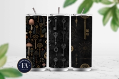 Antique Keys Pattern | Gothic Vintage Texture Product Image 2