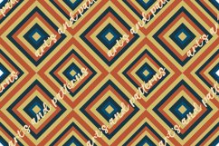 Retro pattern with triangles | Vintage geometrical pattern Product Image 2