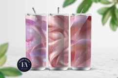 Sparkly Ribbon Texture | Pink Sheer Ribbon Pattern Product Image 2