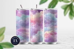 Pastel Cloud Pattern | Watercolor Sky Texture Product Image 2