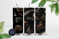 Vintage Book Quills Pattern | Dark Academia Paper Product Image 2