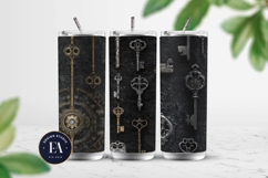 Antique Keys Pattern | Gothic Vintage Texture Product Image 2