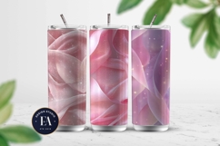 Sparkly Ribbon Texture | Pink Sheer Ribbon Pattern Product Image 2