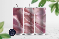 Sparkly Ribbon Texture | Pink Sheer Ribbon Pattern Product Image 2