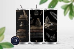 Vintage Book Quills Pattern | Dark Academia Paper Product Image 2