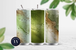 Spilled Matcha Texture, Green Abstract Liquid Digital Paper Product Image 2