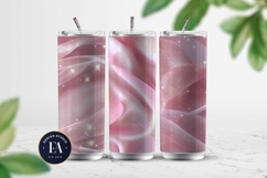 Sparkly Ribbon Texture | Pink Sheer Ribbon Pattern Product Image 2