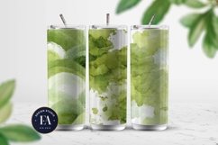 Watercolor Matcha Pattern, Green Wash Texture Product Image 2