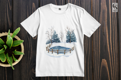 Winter Village Elements Sublimation Clipart PNG Product Image 2