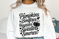 Pumpkin Bonfires Svg | Halloween Svg | Shirt Svg Product Image 1