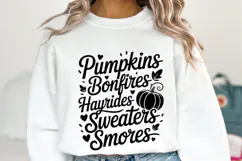 Pumpkin Bonfires Svg | Halloween Svg | Shirt Svg Product Image 1