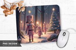 Pastel Nutcracker Wonderland Mouse Pad PNG Product Image 1