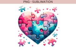 Valentine heart png design for T-shirts Product Image 2