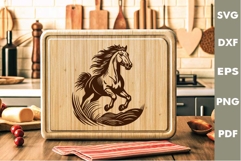 Horse papercut Design| Laser cut, Cricut, Silhouette Product Image 1