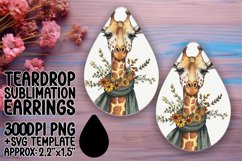 Boho Animal Teardrop Earrings Product Image 1