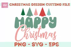 Happy Christmas svg- Holiday SVG Product Image 1