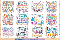 Inspirational quotes sublimation designs, Motivational PNG Product Image 2