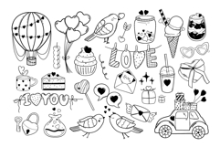 Valentine’s Day Romantic Line Art Product Image 3