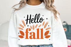 Hello Fall Svg | Thanksgiving Svg | Shirt Svg Product Image 1